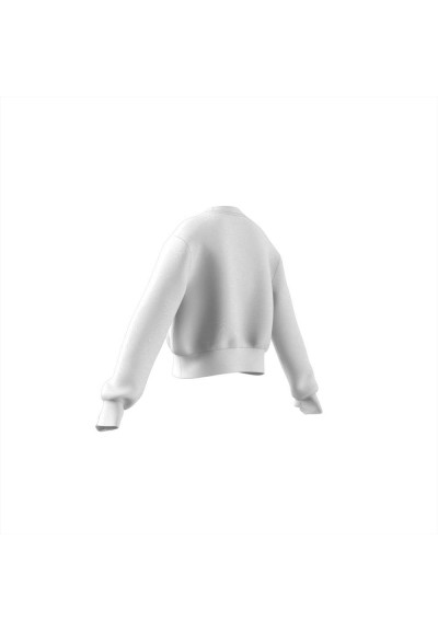 Felpa Adidas logo gommato argento