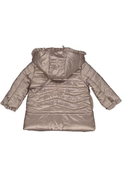 Giubbino bambina color tortora brillante  - Vendita online | GBMsport.