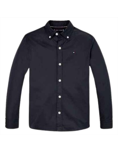 Camicia ragazzo blu della Tommy Hilfiger  - Vendita online | GBMsport.