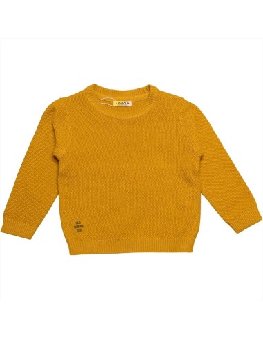 Maglione Bambino Senape "Old School 1985" - Stile Retrò e Comfort