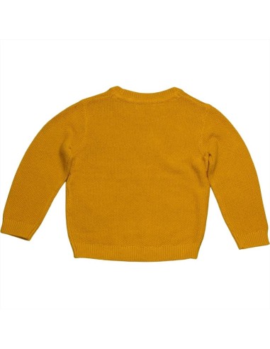 Maglione Bambino Senape "Old School 1985" - Stile Retrò e Comfort 2