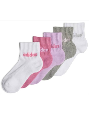 Calze bambina 5 paia colori assortiti adidas  - Vendita online | GBMsp