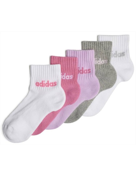 Calze bambina 5 paia colori assortiti adidas  - Vendita online | GBMsp