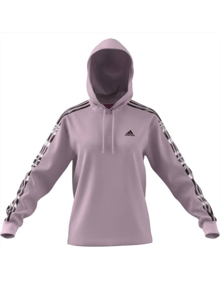 Felpa donna con cappuccio Vibrant Print 3-Stripes  - Vendita online | 