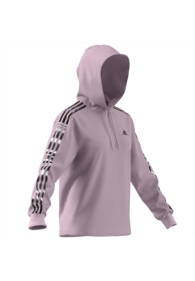 Felpa donna con cappuccio Vibrant Print 3-Stripes  - Vendita online | 