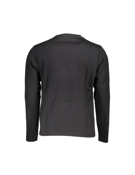 T-Shirt maniche lunghe girocollo nera