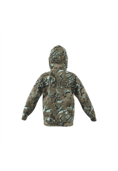 Felpa fantasia mimetica verde adidas