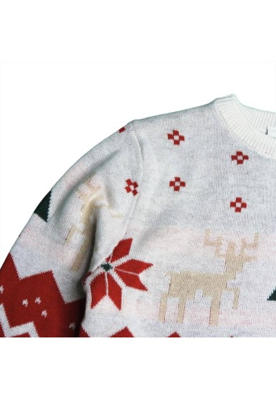 Maglione Natalizio Bambino Renne e Stelle  - Vendita online | GBMsport