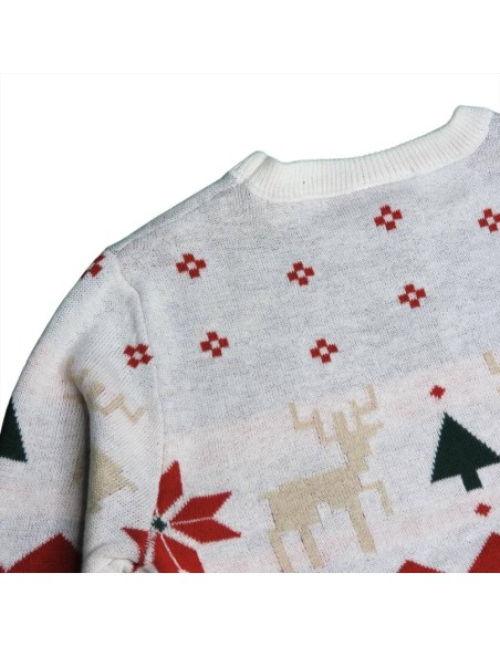 Maglione Natalizio Bambino Renne e Stelle  - Vendita online | GBMsport Maglione Natalizio Bambino Renne e Stelle  - Vendita online | GBMsport