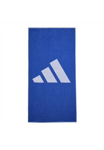 adidas 3BAR TOWEL LARG, asciugamano spugna sportivo azzurro.  - Vendit