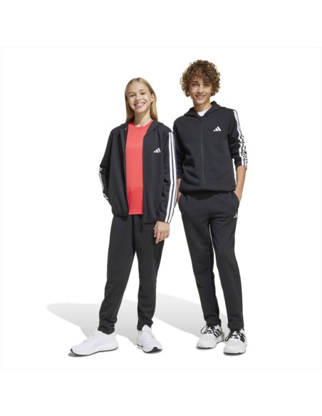 adidas J 3S FT TS 220, Tuta ragazzo a nera.  - Vendita online | GBMspo