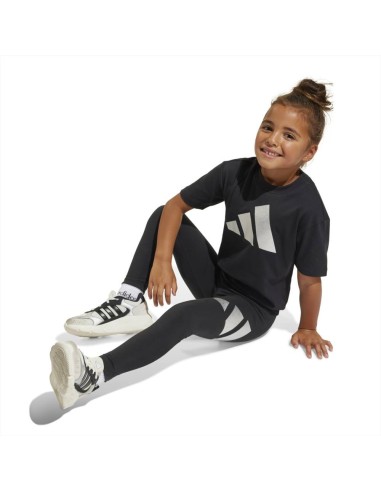 Tuta adidas LG GLAM SET, cotone nera da bambina  - Vendita online | GB 2