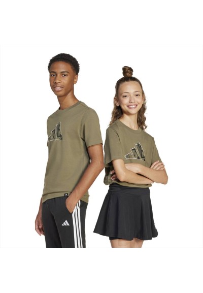 T-Shirt adidas J C PHOTO TEE, ragazzo verde  - Vendita online | GBMspo