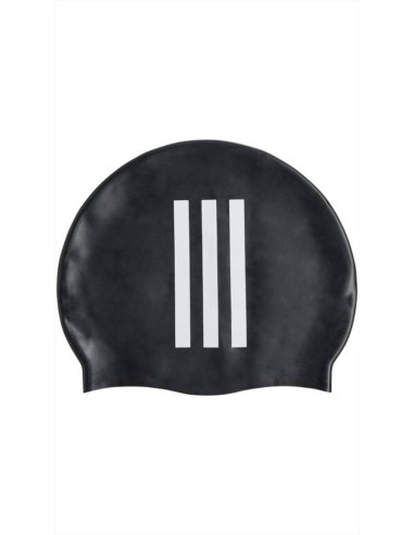 adidas Kids 3S Cap - Cuffia Nera da Nuoto in Silicone  - Vendita onlin 2