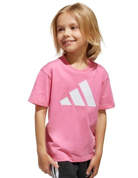 T-Shirt adidas LK BL TEE 160, bambina rosa.  - Vendita online | GBMspo