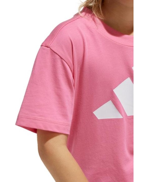 T-Shirt adidas LK BL TEE 160, bambina rosa.  - Vendita online | GBMspo