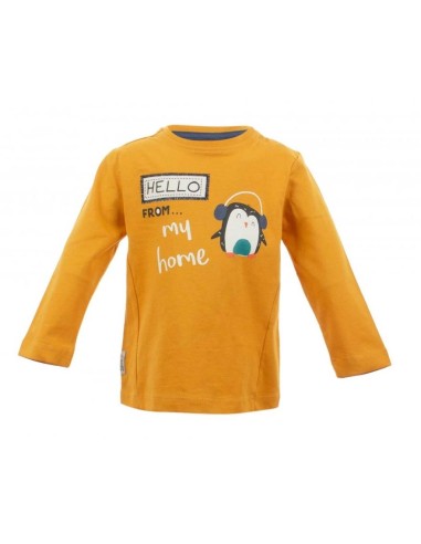 T-Shirt neonato birba, maniche lunghe Hello*  - Vendita Moda sportiva