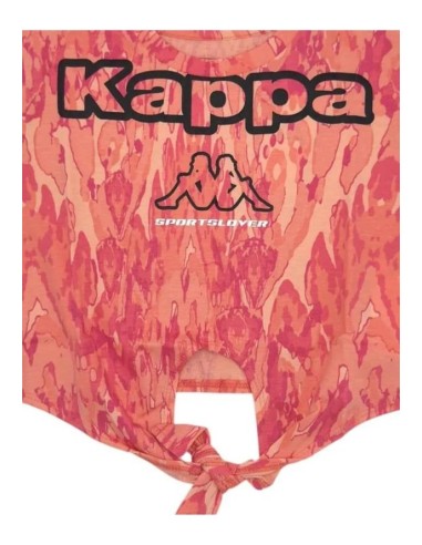 T-Shirt kappa, bambina maculata corallo.  - Vendita Moda sportiva 2
