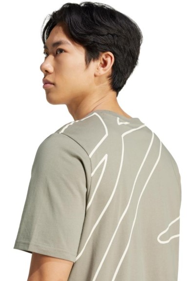 T-Shirt JB CW TEE, uomo grigio.  - Vendita Moda sportiva