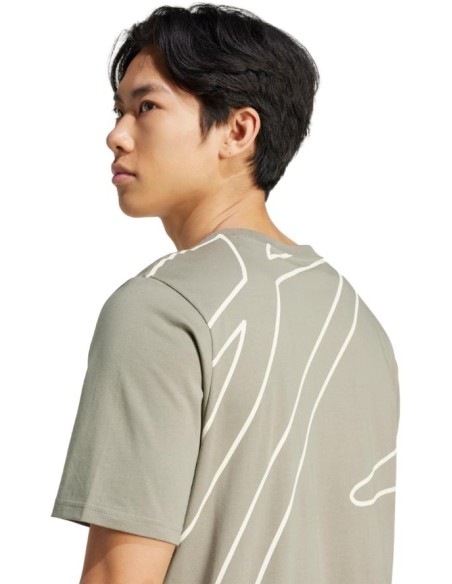 T-Shirt JB CW TEE, uomo grigio.  - Vendita Moda sportiva