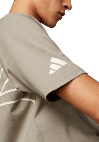 T-Shirt JB CW TEE, uomo grigio.  - Vendita Moda sportiva