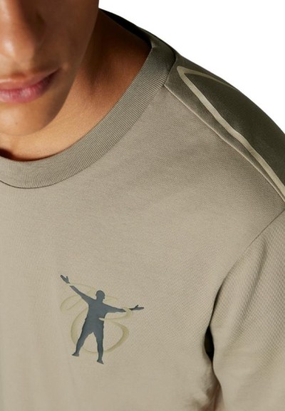 T-Shirt JB CW TEE, uomo grigio.  - Vendita Moda sportiva