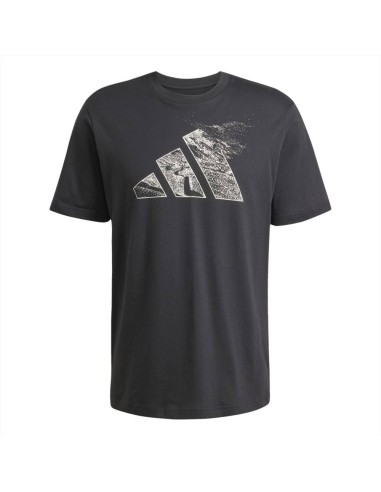 adidas M T CE LOGO T, T-Shirt nera stampa davanti  - Vendita online | 