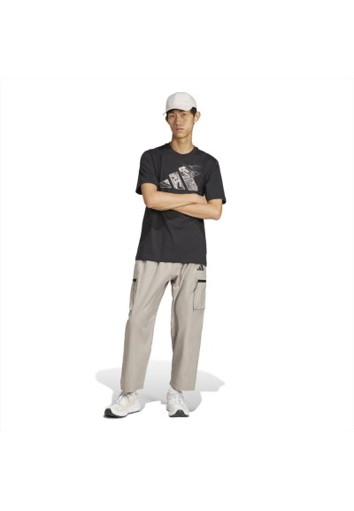 adidas M T CE LOGO T, T-Shirt nera stampa davanti  - Vendita online | 