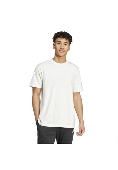 T-Shirt bianca uomo con stampa davanti - modello m ce topo t di adidas