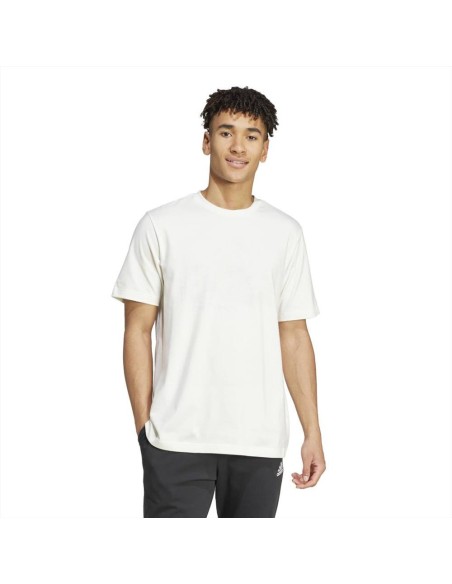 T-Shirt bianca uomo con stampa davanti - modello m ce topo t di adidas