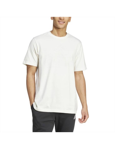 T-Shirt bianca uomo con stampa davanti - modello m ce topo t di adidas