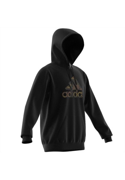 Felpa con cappuccio logo adidas
