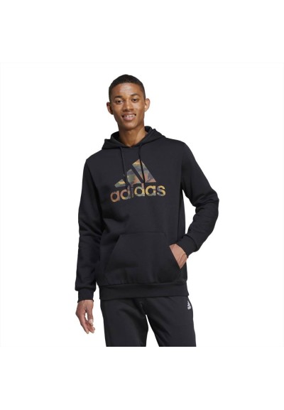 Felpa con cappuccio logo adidas