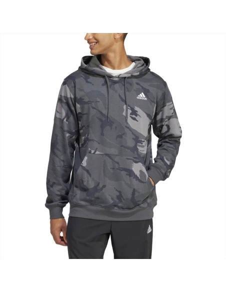 felpa con cappuccio adidas camo.