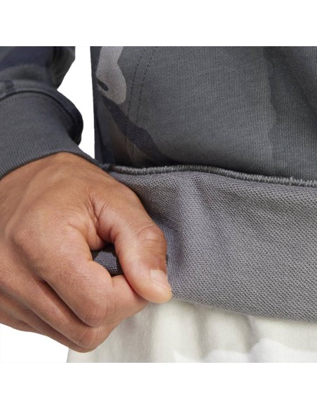 felpa con cappuccio adidas camo.