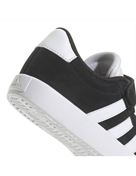 adidas VL COURT 3.0 EL C C,scarpa bambini nera in suede.  - Vendita on
