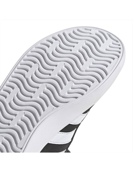 adidas VL COURT 3.0 EL C C,scarpa bambini nera in suede.  - Vendita on