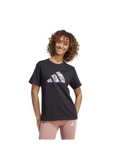 T-Shirt donna adidas W C CAMO TEE, donna nera.  - Vendita Moda sportiv