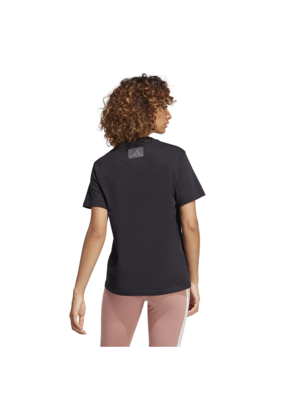 T-Shirt donna adidas W C CAMO TEE, donna nera.  - Vendita Moda sportiv