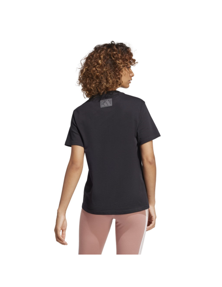 T-Shirt donna adidas W C CAMO TEE, donna nera.  - Vendita Moda sportiv