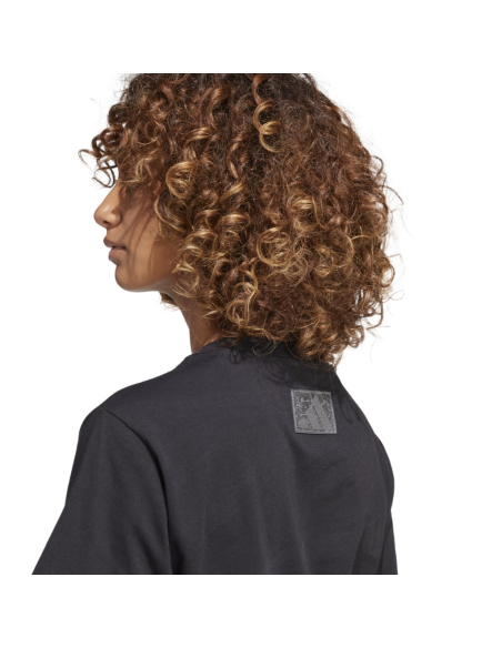 T-Shirt donna adidas W C CAMO TEE, donna nera.  - Vendita Moda sportiv