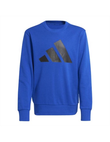 Tuta Junior blu adidas J BL FT JOG 240 - Completo Felpa e Jogger Sport 2