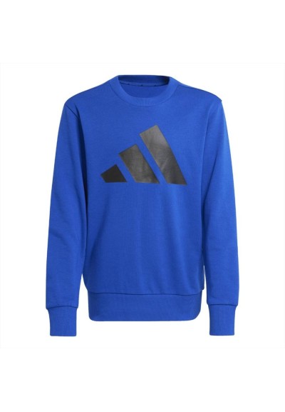 Tuta Junior blu adidas J BL FT JOG 240 - Completo Felpa e Jogger Sport