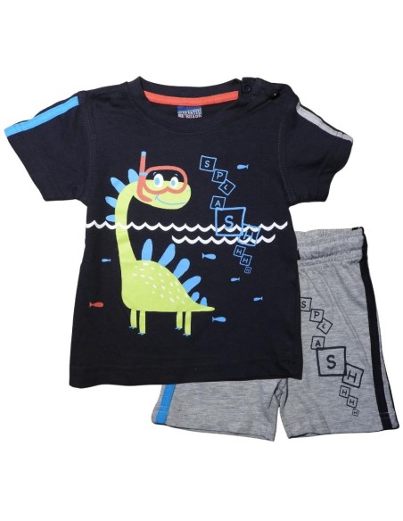 Completini Be Board, bambino t-shirt+pant. blu grigio*.  - Vendita Mod