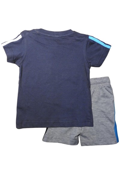 Completini Be Board, bambino t-shirt+pant. blu grigio*.  - Vendita Mod