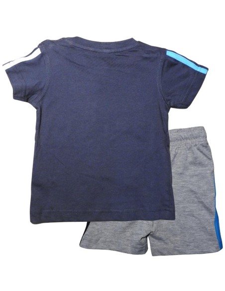 Completini Be Board, bambino t-shirt+pant. blu grigio*.  - Vendita Mod