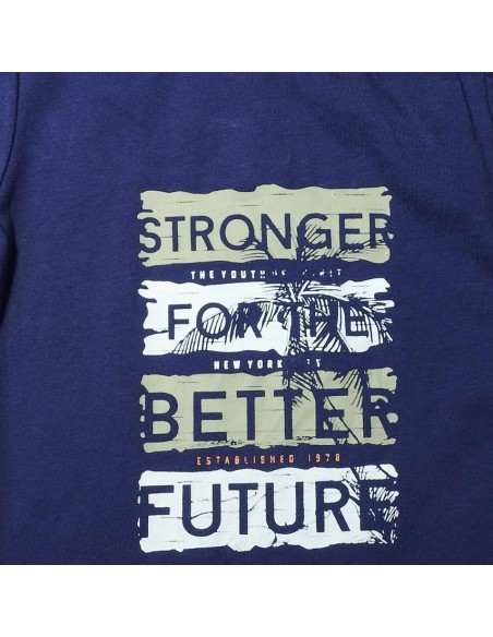 Completi BabyBol, bambino t-shirt blu+ pantaloncino fantasia sabbia*. 