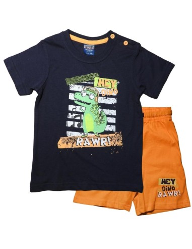 Completino Be Board, bambino hey Dino blu-arancione*.  - Vendita Moda