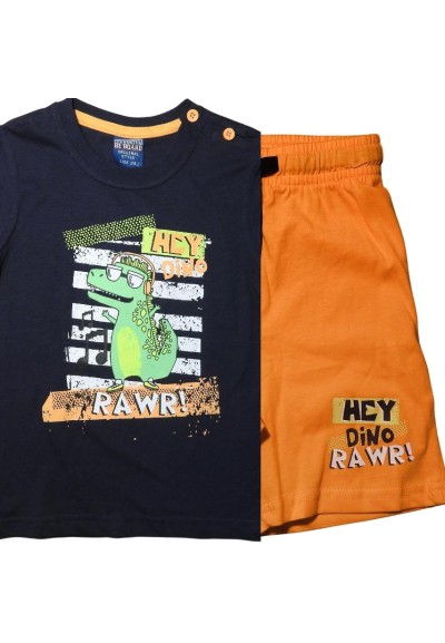 Completino Be Board, bambino hey Dino blu-arancione*.  - Vendita Moda 