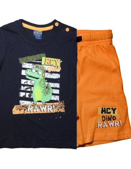Completino Be Board, bambino hey Dino blu-arancione*.  - Vendita Moda 